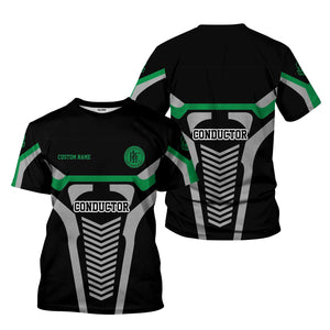 Railspirit Personalized Pittsburgh And Lake Erie Railroad T-Shirt Track-Inspired with Custom Job Position Train Shirt