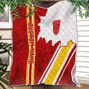 Railspirit Personalized Bangor And Aroostook Railroad Premium Quilts Vintage All Over Printed Premium Quilts