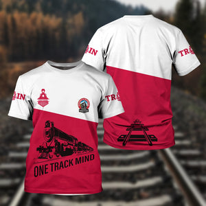 Railspirit Personalized Durango And Silverton Narrow Gauge Railroad T Shirt One Track Mind Unisex Train Shirt Gift Idea For Train Lover