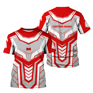 Railspirit Personalized Monongahela Railroad T-Shirt Armor-Inspired Design Train Shirt All Over Print