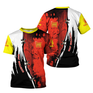 Railspirit Personalized Strasburg Railroad T-Shirt Retro Stitches Design with Custom Position Train Shirt