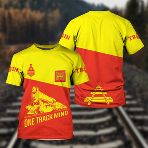 Railspirit Personalized Strasburg Railroad T Shirt One Track Mind Unisex Train Shirt Gift Idea For Train Lover