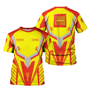 Railspirit Personalized Strasburg Railroad T-Shirt Workwear-Inspired with Custom Position Train Shirt