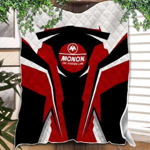 Railspirit Personalized Monon Railroad Premium Quilts Strong Line Train Premium Quilts Gift Idea For Train Lover