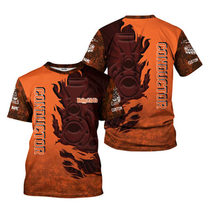 Railspirit Personalized Wheeling And Lake Erie Railroad T-Shirt Blazing Style with Custom Position Train Shirt