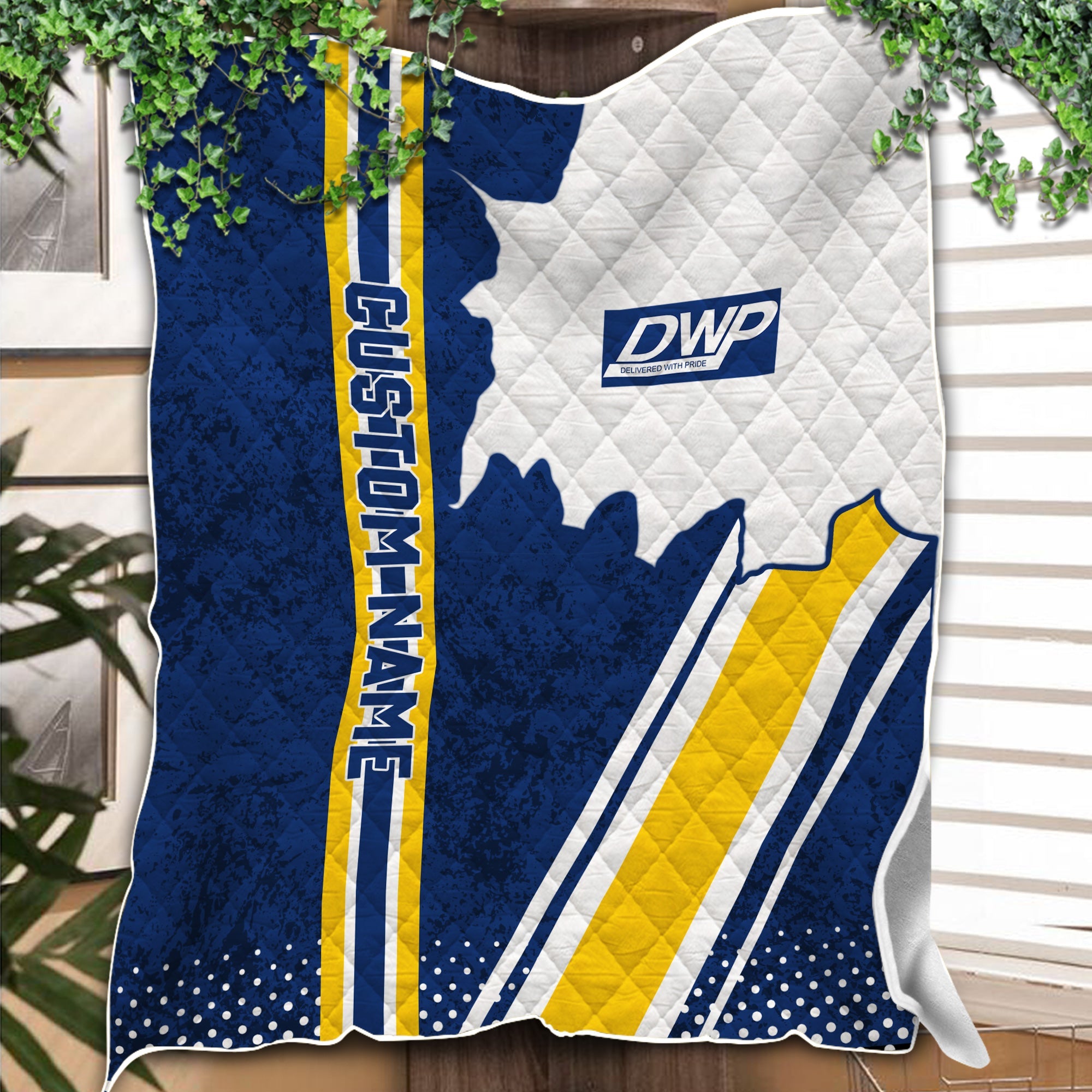 Railspirit Personalized Duluth, Winnipeg and Pacific Railway Premium Quilts Vintage All Over Printed Premium Quilts