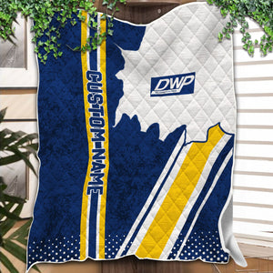 Railspirit Personalized Duluth, Winnipeg and Pacific Railway Premium Quilts Vintage All Over Printed Premium Quilts