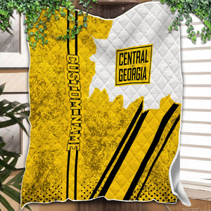 Railspirit Personalized Central of Georgia Railway Premium Quilts Vintage All Over Printed Premium Quilts