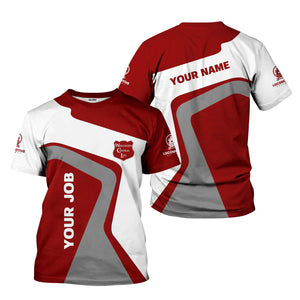 Railspirit Personalized Wisconsin Central Ltd Railroad T-Shirt Unique Design with Custom Job Position Train Shirt