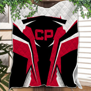 Railspirit Personalized Canadian Pacific Railroad Premium Quilts Strong Line Train Premium Quilts Gift Idea For Train Lover