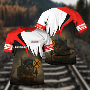 Railspirit Personalized Fleischmann And Western Railroad T-Shirt Angry Train Shirt Gift Idea For Train Lover