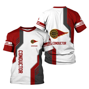 Railspirit Personalized Western Maryland Railway T-Shirt Unique Railway Style with Custom Job Train Shirt