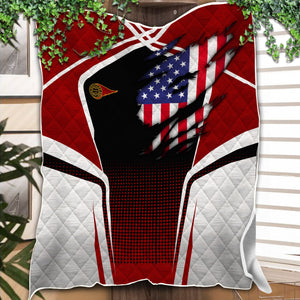 Railspirit Personalized Western Maryland Railway Premium Quilts American Vintage All Over Printed Premium Quilts