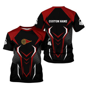 Railspirit Personalized Western Maryland Railway T-Shirt Dynamic Design Style Perfect Shirt for Train Enthusiasts