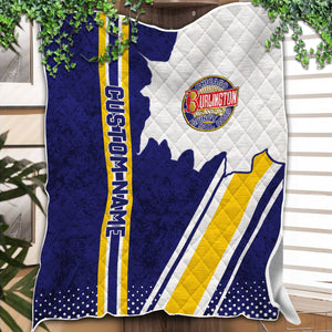 Railspirit Personalized Chicago, Burlington and Quincy Railroad Premium Quilts Vintage All Over Printed Premium Quilts