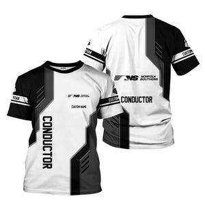 Railspirit Personalized Norfolk Southern Railway T-Shirt Unique Railway Style with Custom Job Train Shirt