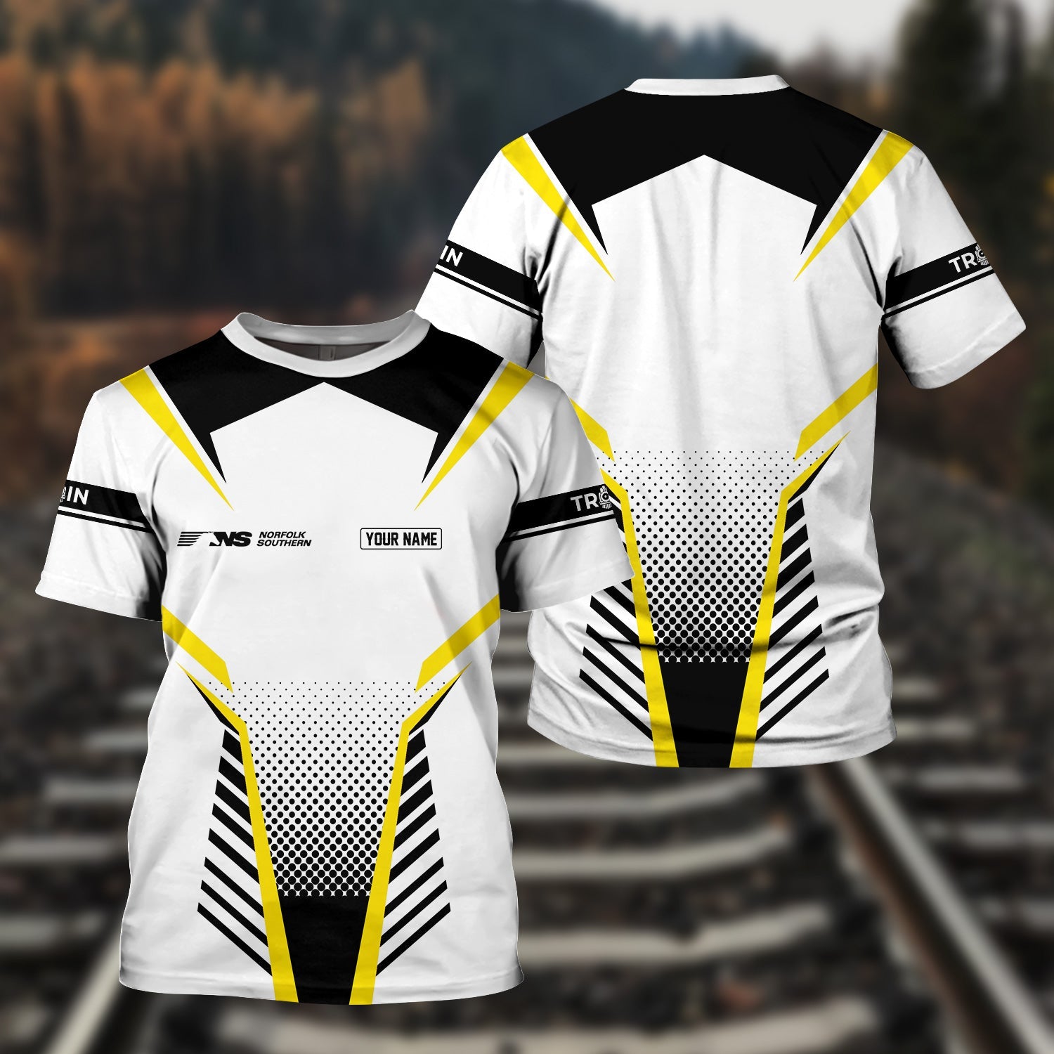 Railspirit Personalized Norfolk Southern Railway T Shirt Unisex Train Shirt All Over Print