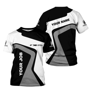 Railspirit Personalized Norfolk Southern Railway T-Shirt Unique Design with Custom Job Position Train Shirt