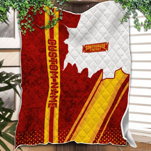 Railspirit Personalized Chicago South Shore and South Bend Railroad Premium Quilts Vintage All Over Printed Premium Quilts