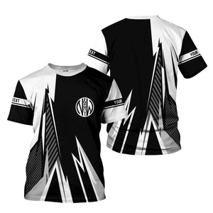 Railspirit Personalized Norfolk and Western Railway T-Shirt Lightning-Inspired Railway Style N&W Shirt For Train Lovers