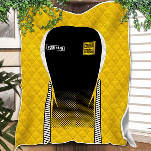 Railspirit Personalized Central of Georgia Railway Premium Quilts Train Premium Quilts Gift Idea For Train Lover