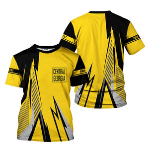 Railspirit Personalized Central of Georgia Railway T-Shirt Lightning-Inspired Railway Style Shirt For Train Lovers