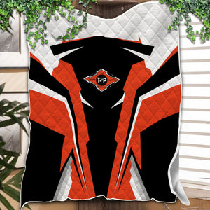 Railspirit Personalized Texas and Pacific Railway Premium Quilts Strong Line Train Premium Quilts Gift Idea For Train Lover