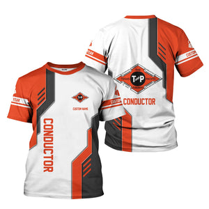 Railspirit Personalized Texas and Pacific Railway T-Shirt Unique Railway Style with Custom Job Train Shirt