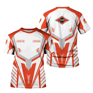 Railspirit Personalized Texas and Pacific Railway T-Shirt Workwear-Inspired with Custom Position Train Shirt