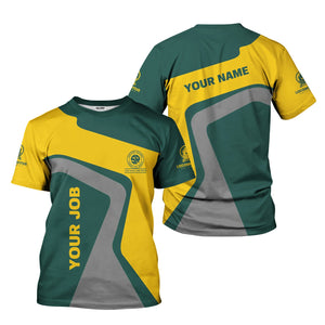 Railspirit Personalized Southern Railway U.S T-Shirt Unique Design with Custom Job Position SOU Train Shirt