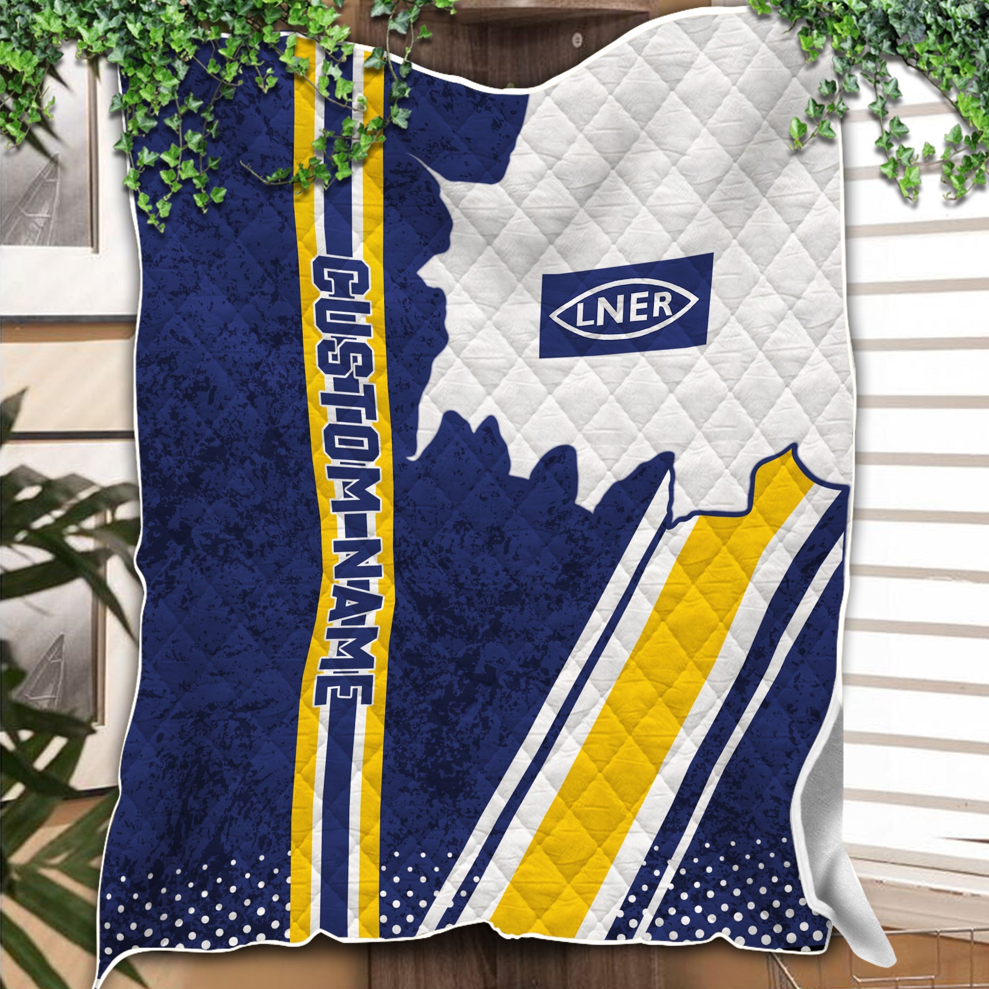 Railspirit Personalized London and North Eastern Railway Premium Quilts Vintage All Over Printed Premium Quilts