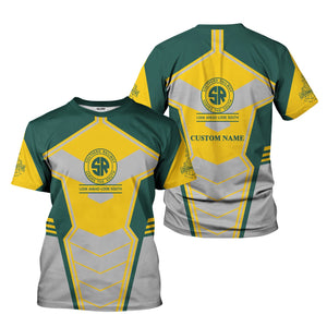 Railspirit Personalized Southern Railway U.S T-Shirt Engine-Inspired Style SOU Train Shirt for Railroad Fanatic