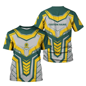 Railspirit Personalized Southern Railway U.S T-Shirt Armor-Inspired Design SOU Train Shirt All Over Print