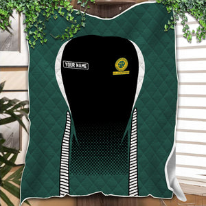 Railspirit Personalized Southern Railway U.S Premium Quilts SOU Train Premium Quilts Gift Idea For Train Lover