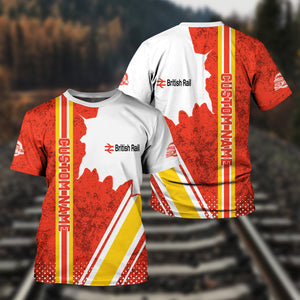 Railspirit Personalized British Railway T-Shirt All Over Printed Unisex Shirt