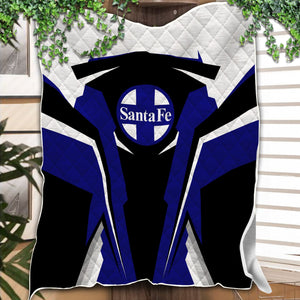 Railspirit Personalized Santa Fe Railway Premium Quilts Atchison, Topeka and Santa Fe Railway Strong Line Train Premium Quilts Gift Idea For Train Lover