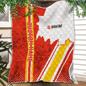Railspirit Personalized British Railway Premium Quilts Vintage All Over Printed Premium Quilts