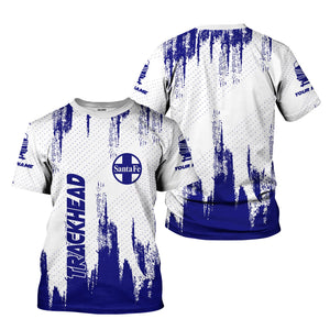 Railspirit Personalized Santa Fe ATSF Railway T-Shirt Paint Impact Design Atchison, Topeka and Santa Fe Train Shirt for Trackhead