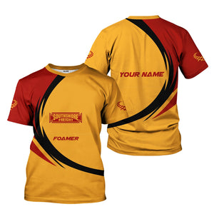 Railspirit Personalized Chicago South Shore and South Bend Railroad T-Shirt Unique Graphic Style Shirt For Train Enthusiasts