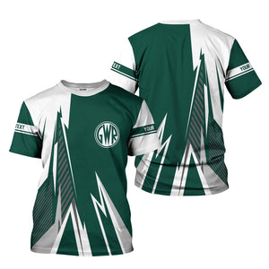 Railspirit Personalized Great Western Railway T-Shirt Lightning-Inspired Railway Style Shirt For Train Lovers