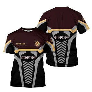 Railspirit Personalized London, Midland and Scottish Railway T-Shirt Track-Inspired with Custom Job Position Train Shirt