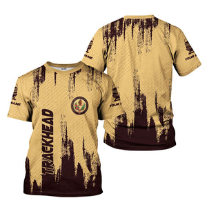 Railspirit Personalized London, Midland and Scottish Railway T-Shirt Paint Impact Design Train Shirt for Trackhead