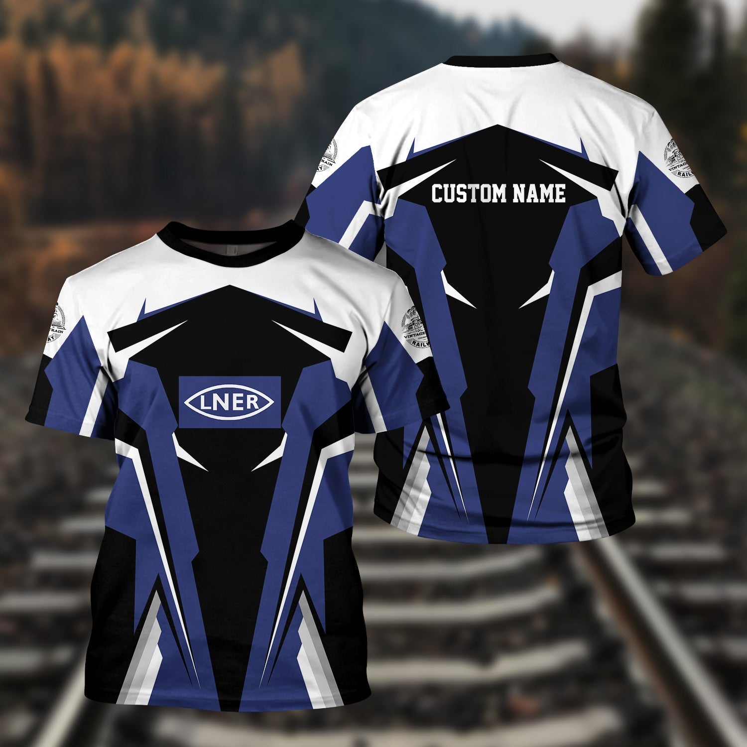 Railspirit Personalized London and North Eastern Railway T Shirt Strong Line Style Train Unisex Shirt All Over Print