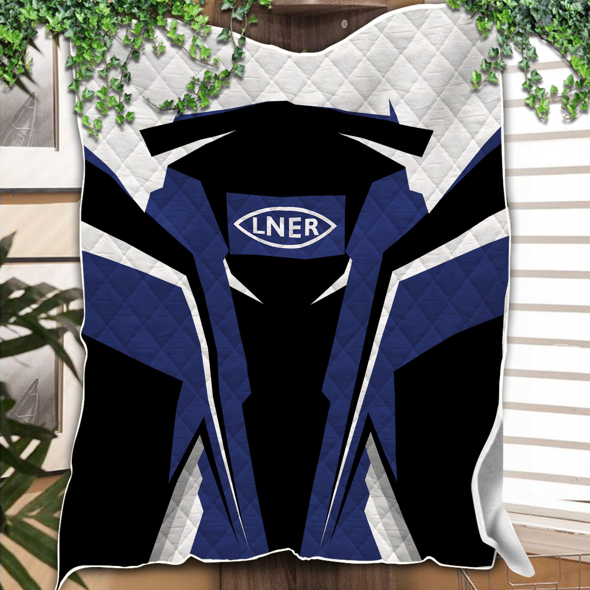 Railspirit Personalized London and North Eastern Railway Premium Quilts Strong Line Train Premium Quilts Gift Idea For Train Lover