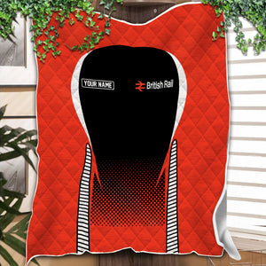 Railspirit Personalized Bristish Railway Premium Quilts Train Premium Quilts Gift Idea For Train Lover