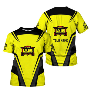 Railspirit Personalized Iowa Interstate Railroad T-Shirt Railway Inspired Apparel IAIS Train Shirt for Train Lovers