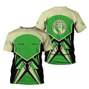 Railspirit Personalized Virginia & Truckee Railroad T-Shirt Vibriant Style with Custom Position Train Shirt