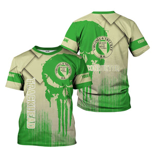 Railspirit Personalized Virginia & Truckee Railroad T-Shirt Skull Design with Custom Job Train Shirt for Trackhead Crew