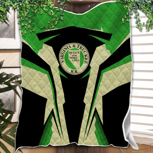 Railspirit Personalized Virginia & Truckee Railroad Premium Quilts Strong Line Train Premium Quilts Gift Idea For Train Lover