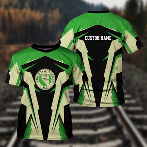 Railspirit Personalized Virginia & Truckee Railroad T Shirt Strong Line Style Train Unisex Shirt All Over Print